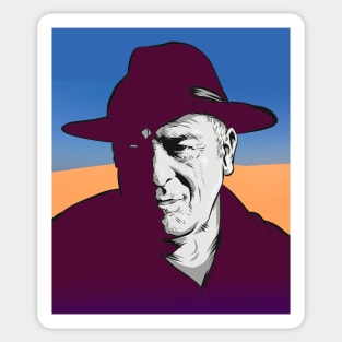 Bernardo Bertolucci - An illustration by Paul Cemmick Sticker